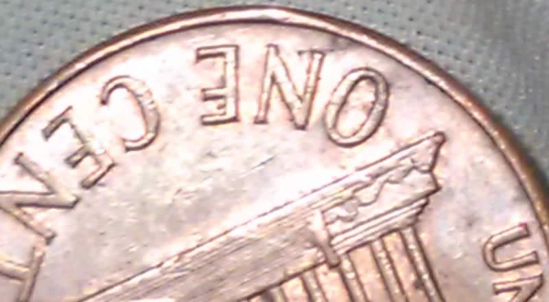 1967-P-Lincoln-Cent-Curved-Clipped-Planchet-Found-CRH!
